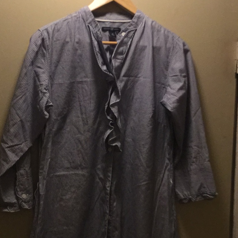 Blue/white Shirtdress